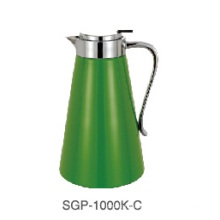 Lackiertes Glas Liner Edelstahl Schale Kaffee Kanne SWP-1000k-C